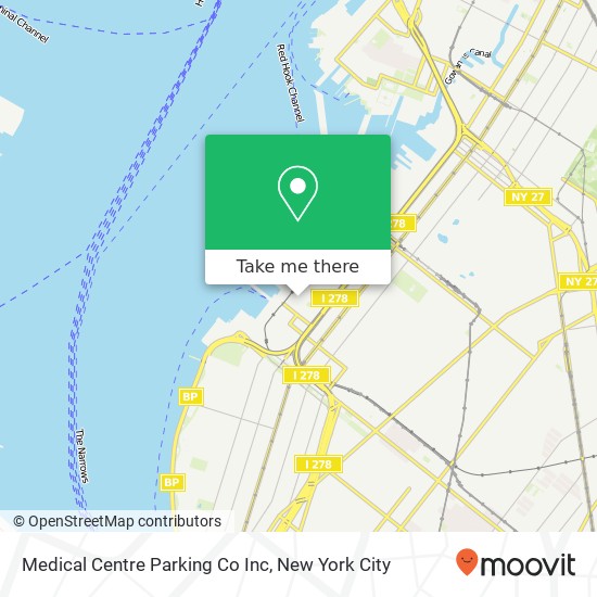 Mapa de Medical Centre Parking Co Inc