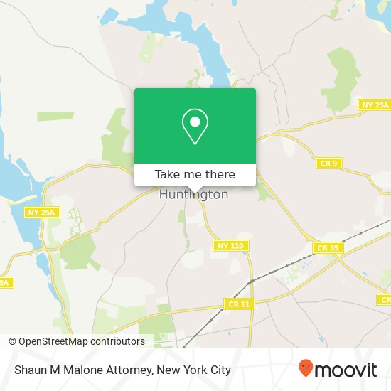 Shaun M Malone Attorney map