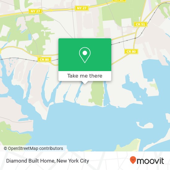 Diamond Built Home map