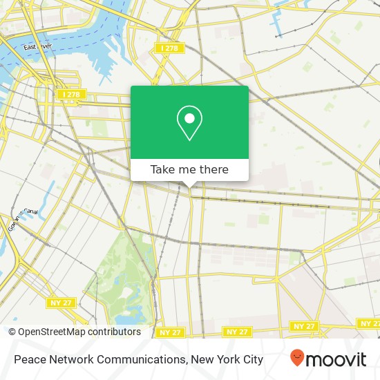 Mapa de Peace Network Communications