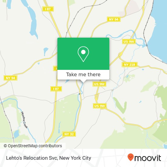 Lehto's Relocation Svc map