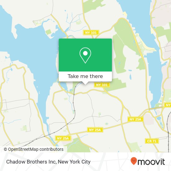 Chadow Brothers Inc map