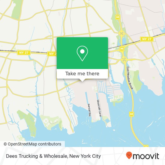 Dees Trucking & Wholesale map