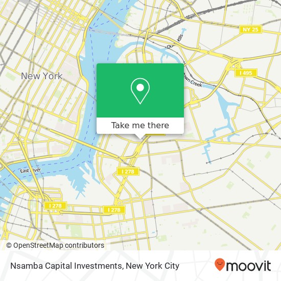 Mapa de Nsamba Capital Investments