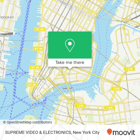 SUPREME VIDEO & ELECTRONICS map