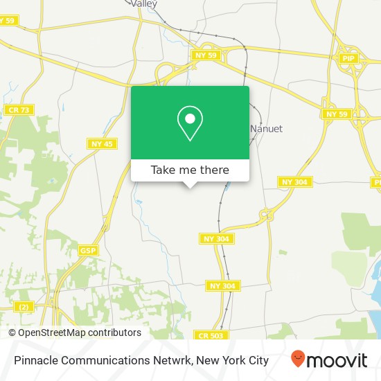 Pinnacle Communications Netwrk map