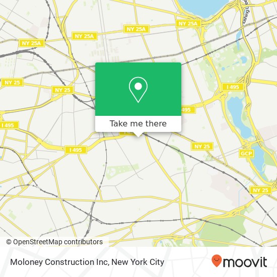 Moloney Construction Inc map