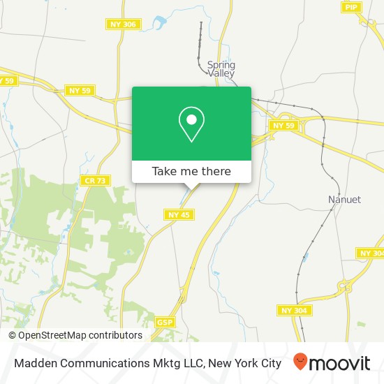 Mapa de Madden Communications Mktg LLC