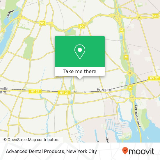 Advanced Dental Products map