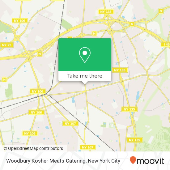 Mapa de Woodbury Kosher Meats-Catering