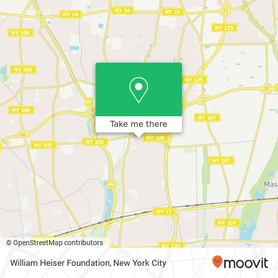Mapa de William Heiser Foundation