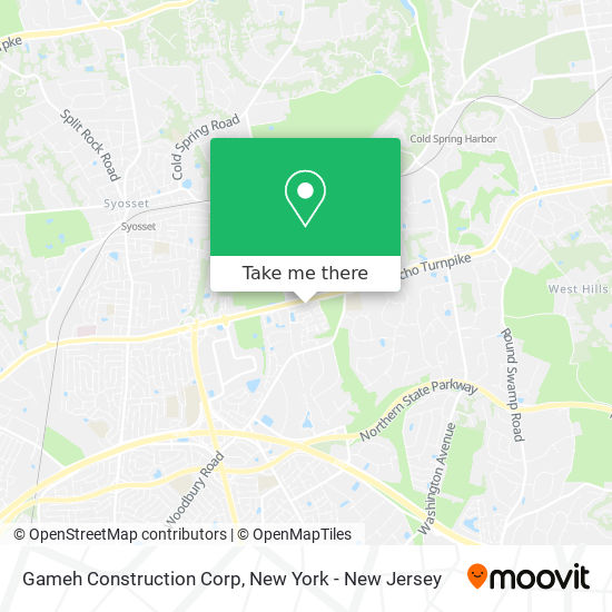 Gameh Construction Corp map