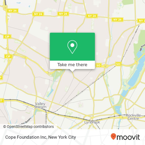Cope Foundation Inc map