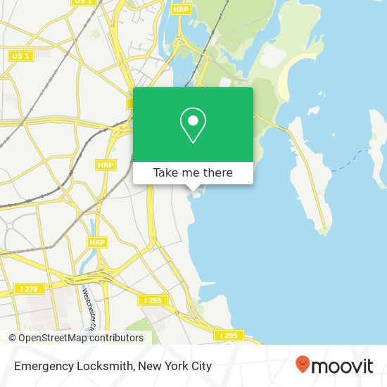 Emergency Locksmith map