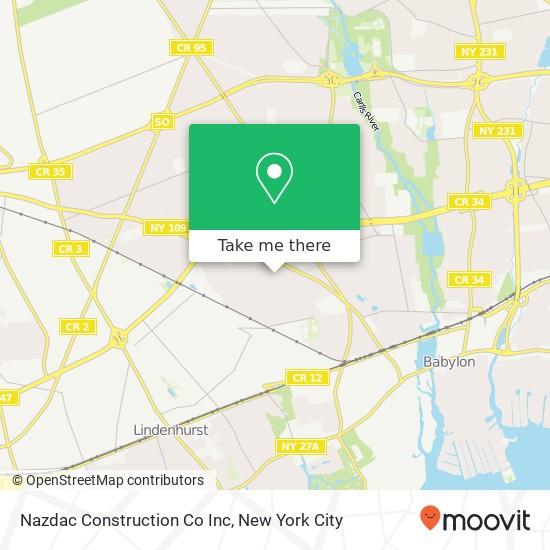 Nazdac Construction Co Inc map