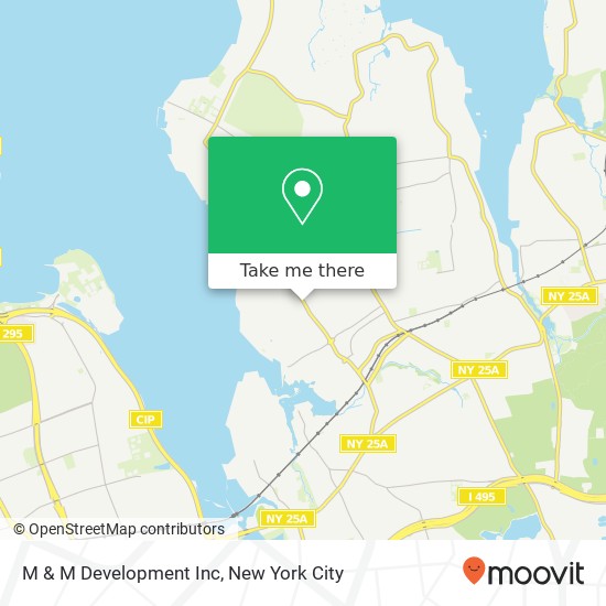 M & M Development Inc map