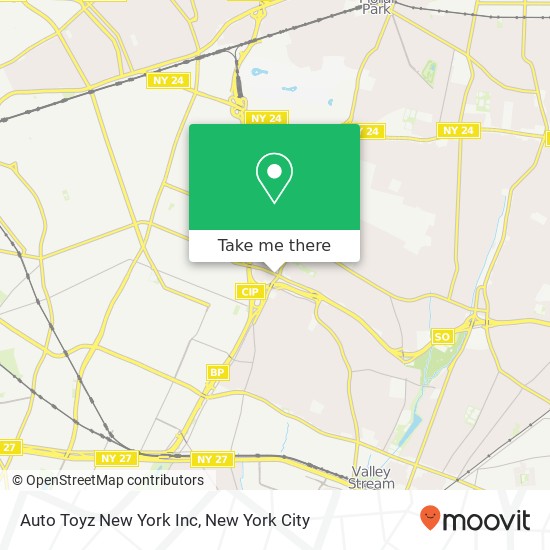 Auto Toyz New York Inc map