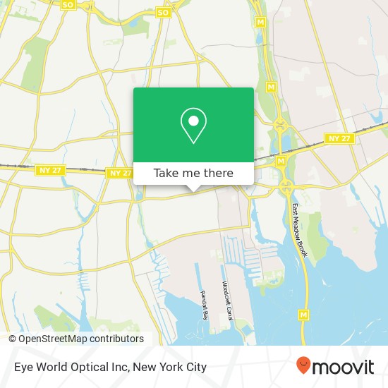 Mapa de Eye World Optical Inc