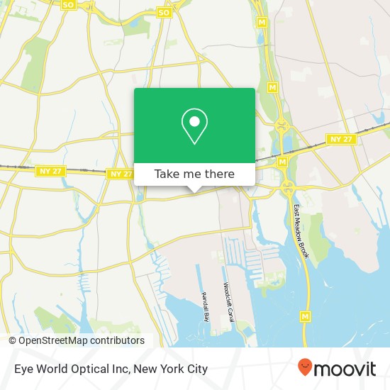 Eye World Optical Inc map