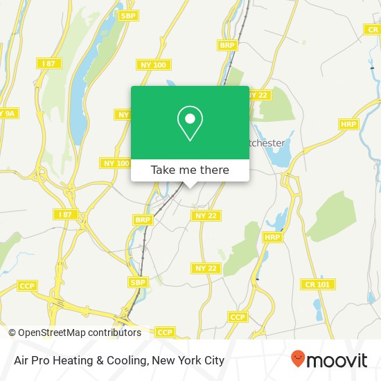 Mapa de Air Pro Heating & Cooling