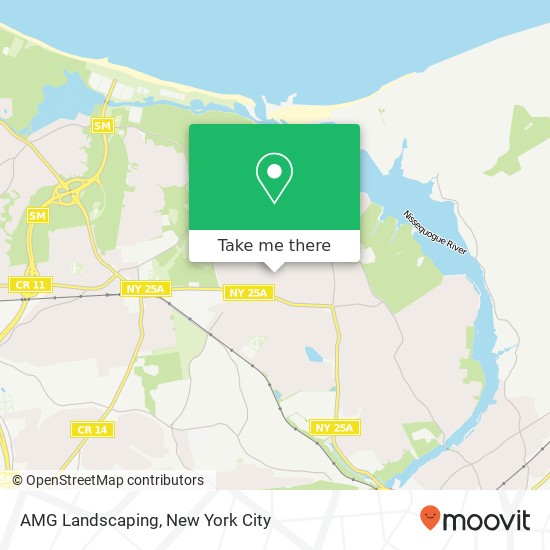 AMG Landscaping map
