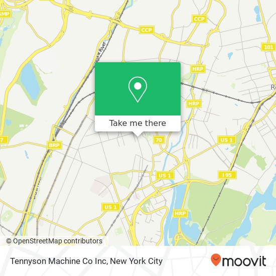 Tennyson Machine Co Inc map