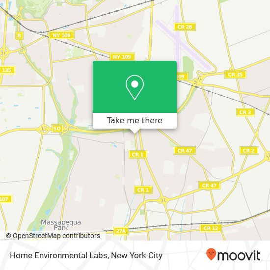 Mapa de Home Environmental Labs