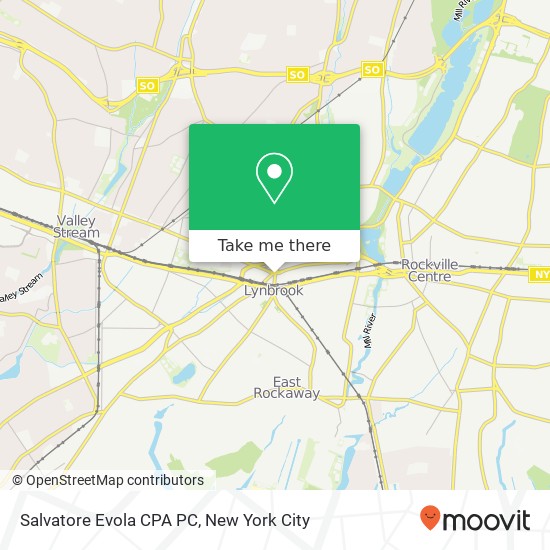 Salvatore Evola CPA PC map