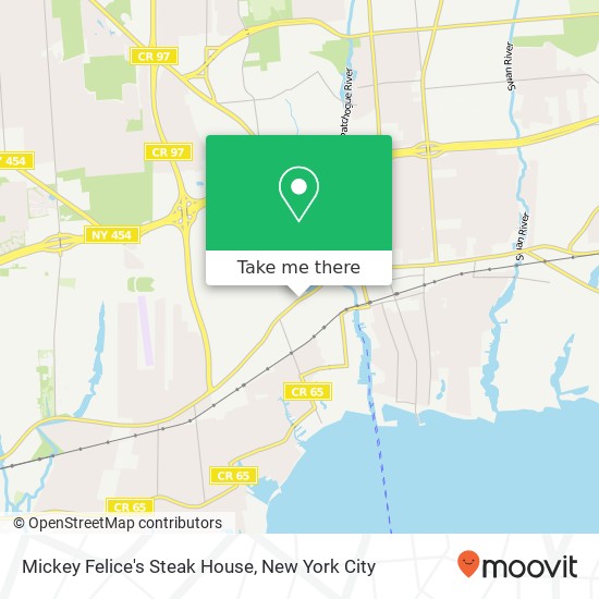 Mickey Felice's Steak House map