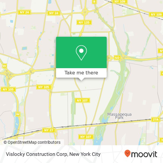 Mapa de Vislocky Construction Corp