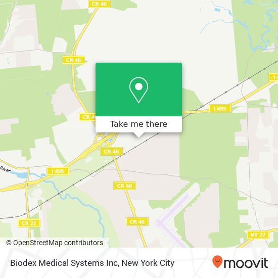 Mapa de Biodex Medical Systems Inc