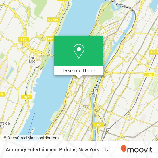 Amrmory Entertainment Prdctns map