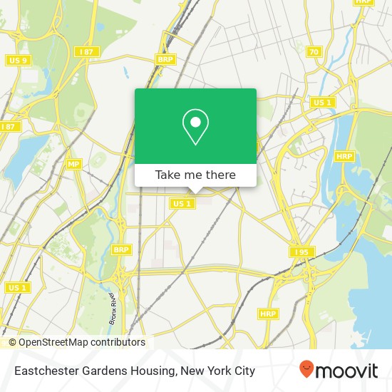 Eastchester Gardens Housing map