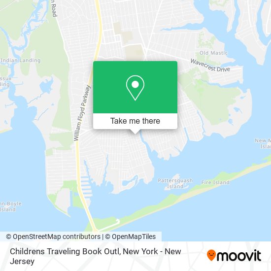 Childrens Traveling Book Outl map