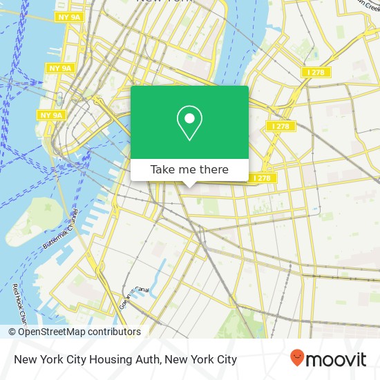 Mapa de New York City Housing Auth