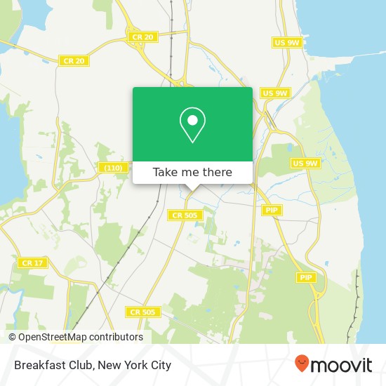 Breakfast Club map