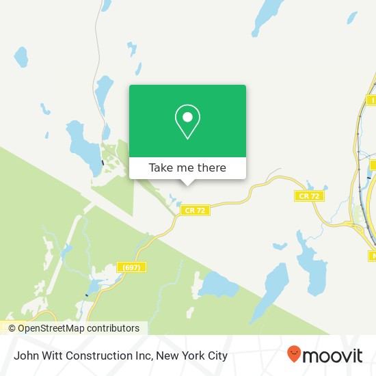 John Witt Construction Inc map