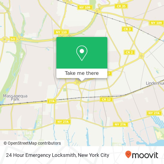 Mapa de 24 Hour Emergency Locksmith