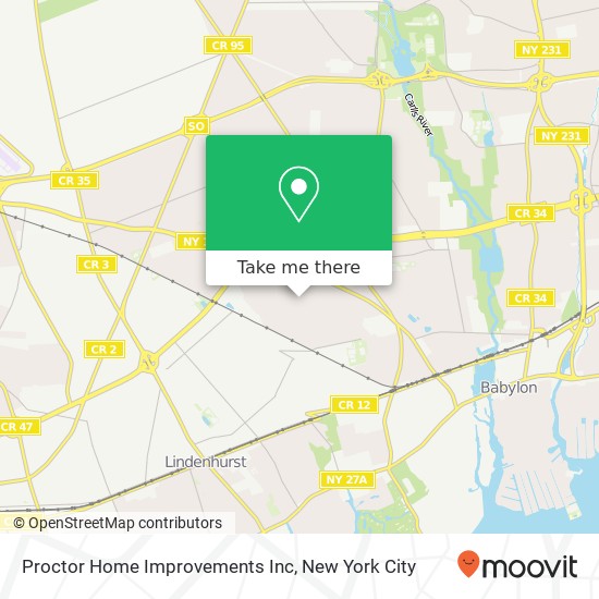 Proctor Home Improvements Inc map