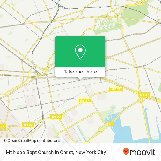 Mt Nebo Bapt Church In Christ map