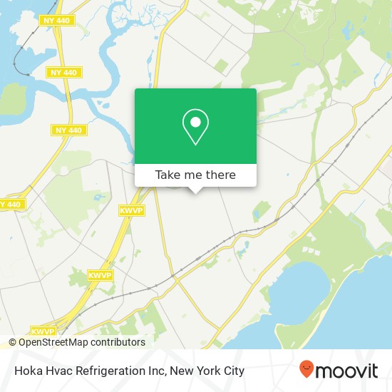 Mapa de Hoka Hvac Refrigeration Inc