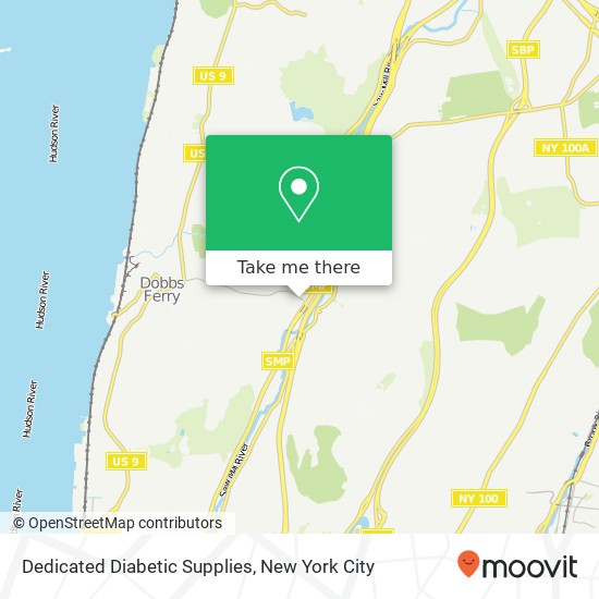 Dedicated Diabetic Supplies map