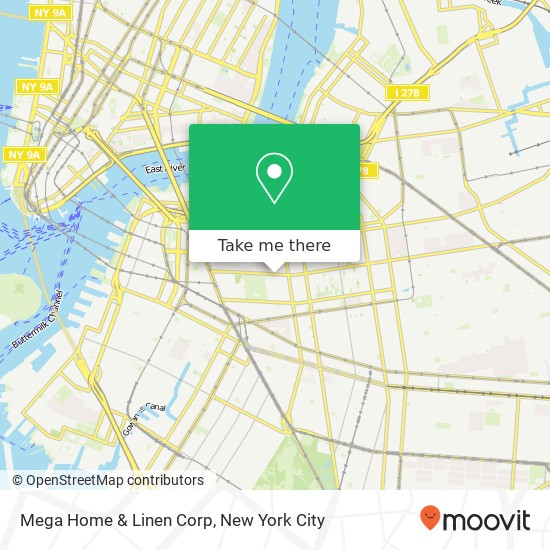 Mega Home & Linen Corp map