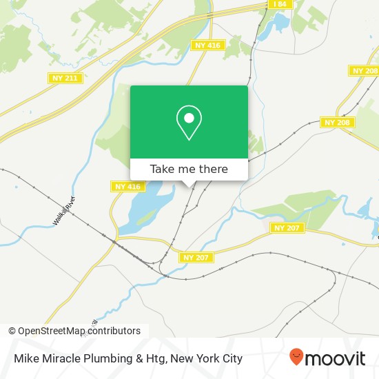 Mike Miracle Plumbing & Htg map