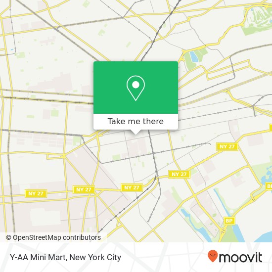 Y-AA Mini Mart map