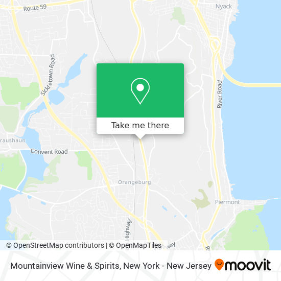 Mountainview Wine & Spirits map