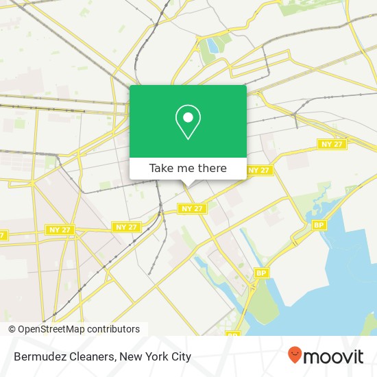 Bermudez Cleaners map