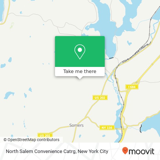 North Salem Convenience Catrg map