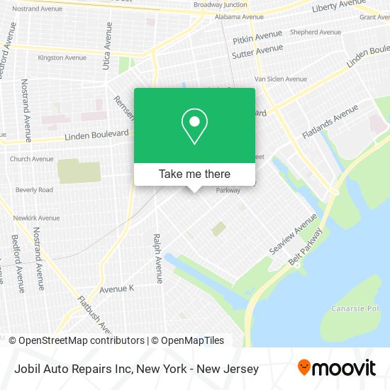 Mapa de Jobil Auto Repairs Inc