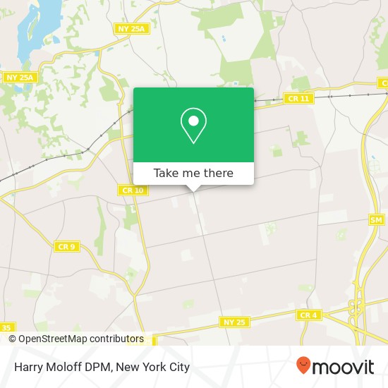 Mapa de Harry Moloff DPM